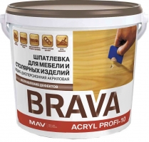 Шпатлевка BRAVA ACRYL PROFI-10